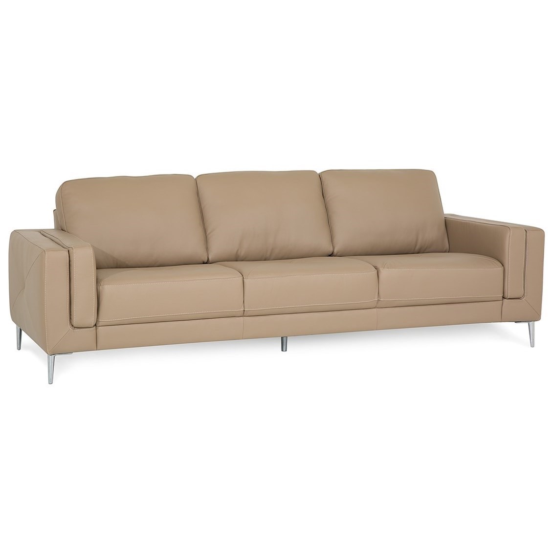 Palliser Zuri 7763101 Contemporary Sofa with Metal Legs Belfort